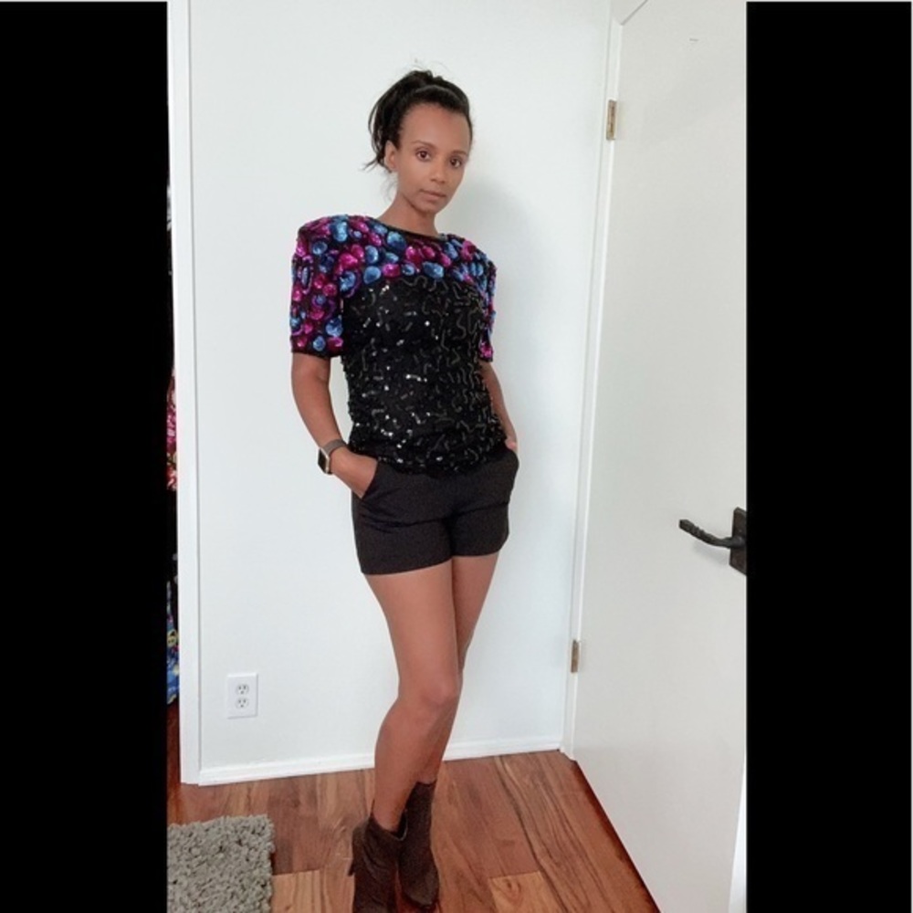 Vintage Sequin Stenay Blouse - Picture 9 of 17